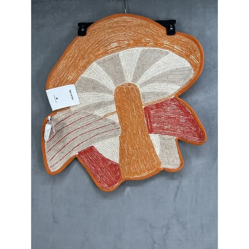 New Urban Outfitters Urban Home Mushroom Tutted Shag Bath Mat